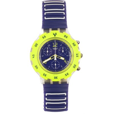 Montre Swatch Aquachrono SBK401 Fluo In Water