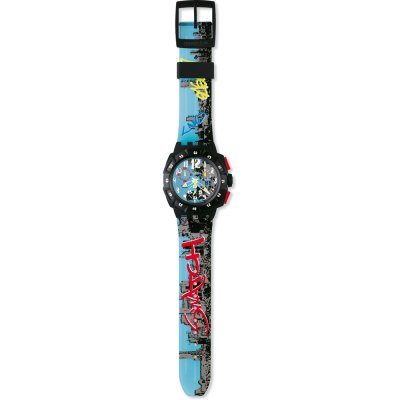 Montre Swatch Chrono Plastic SUIB406 Funky Words