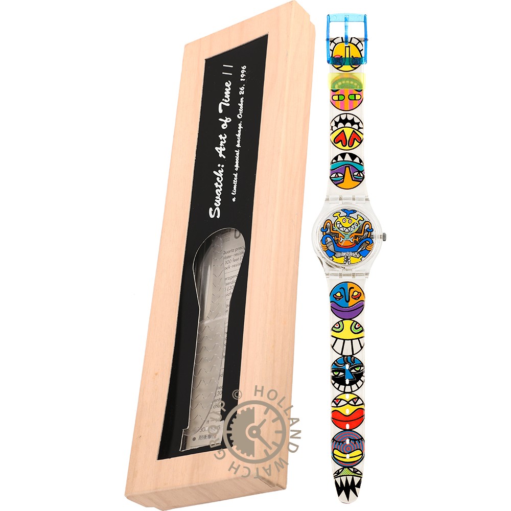 Montre Swatch Originals Medium (34mm) GK230PACK Art Of Time (Pop Bones)