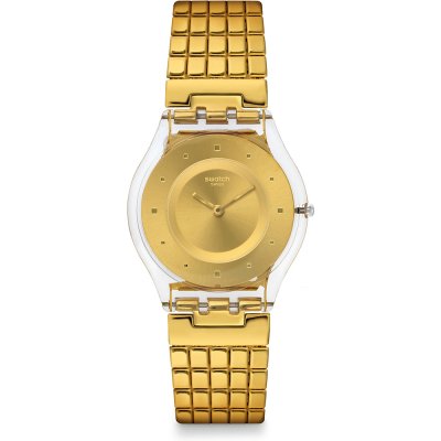 Montre Swatch Skin SFK394GA Golden Lips Large