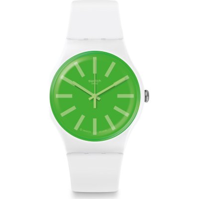 Montre Swatch Originals Large (41mm) SUOW166 Grassneon