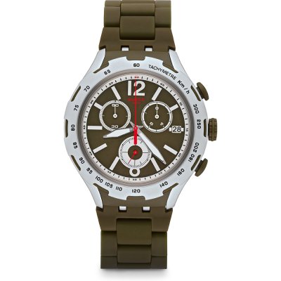 Montre Swatch XLite Chrono YYS4022AG Green Attack