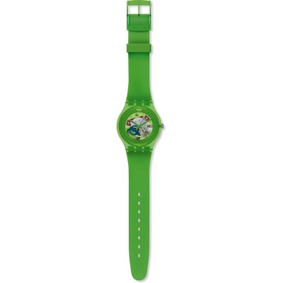 Montre Swatch Originals Large (41mm) SUOG103 Green Lacquered