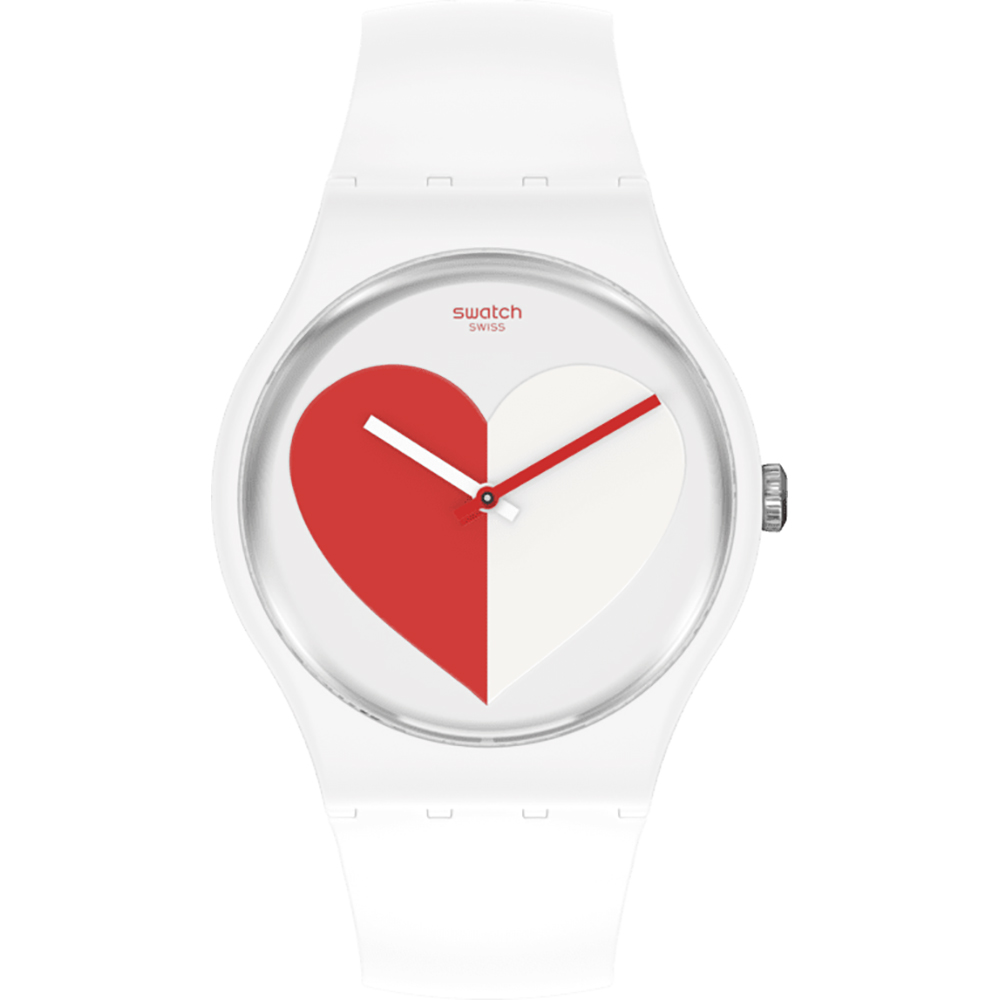 Montre Swatch Specials SO29Z113 Half <3 Red