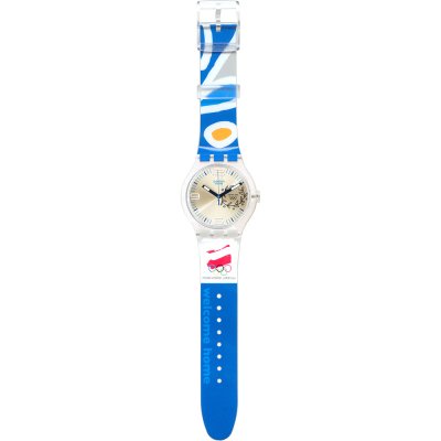 Montre Swatch Olympic Specials SUDK106AF NOC Athens 2004 Poland