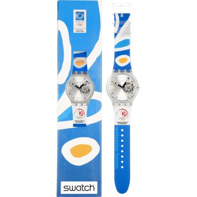 Montre Swatch X-Large SUDK106N NOC Athens 2004 Portugal