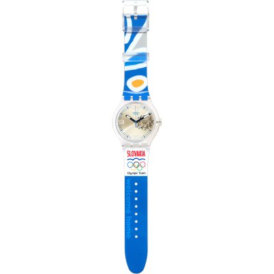 Montre Swatch Olympic Specials SUDK106AQ NOC Athens 2004 Slovakia