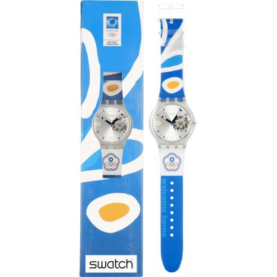 Montre Swatch X-Large SUDK106AB NOC Athens 2004 Taiwan