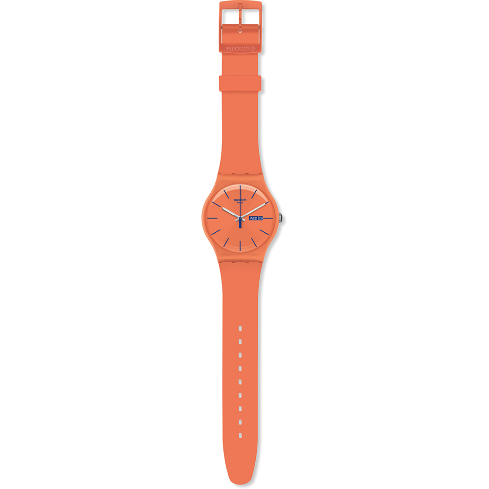 Montre Swatch Originals Large (41mm) SUOO701 Orangy Pink Rebel