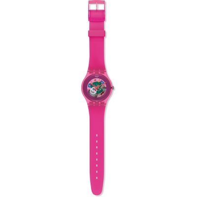 Montre Swatch Originals Large (41mm) SUOP100 Pink Lacquered