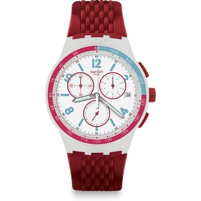 Montre Swatch New Chrono Plastic SUSM403 Red Track