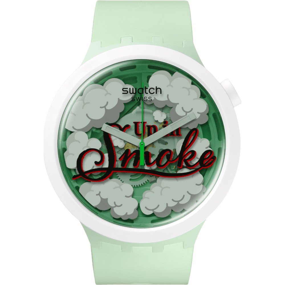 Montre Swatch Big Bold SB03Z103 Up in Smoke