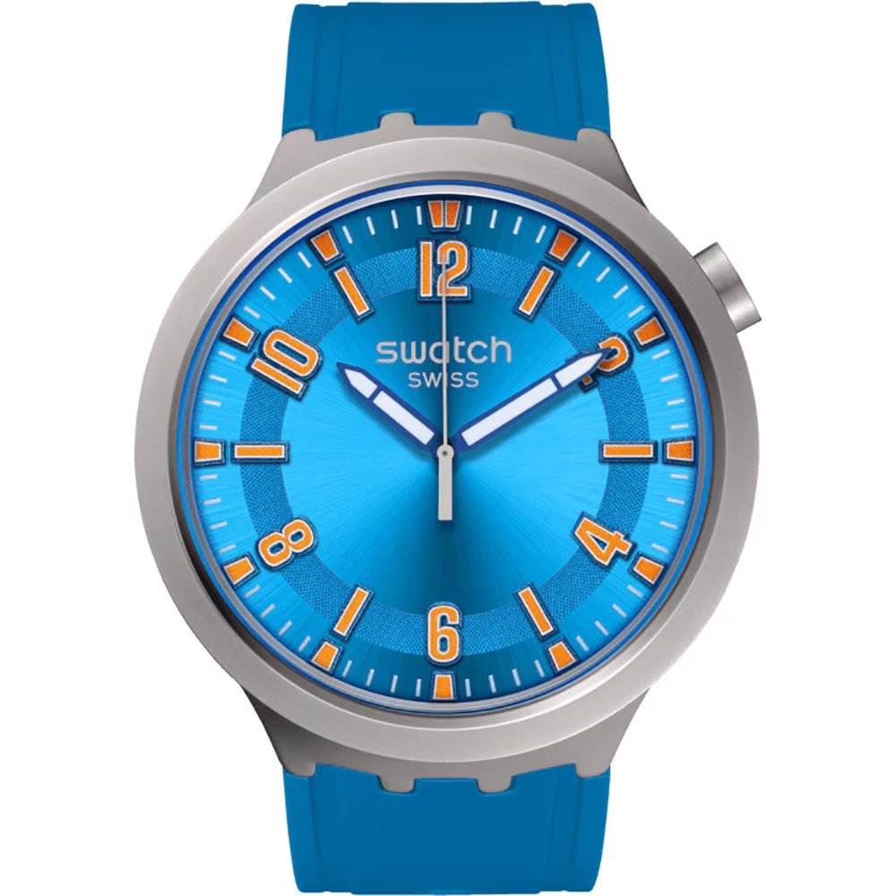 Relógio Swatch Big Bold Irony SB07S115 Blue In The Works
