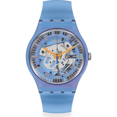 Montre Swatch Originals Large (41mm) SUOM116 Shimmer Blue