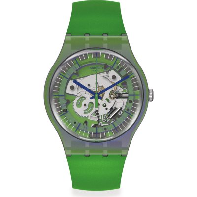 Montre Swatch Originals Large (41mm) SUOM117 Shimmer Green