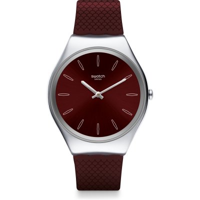 Montre Swatch Skin Irony SYXS120 Skinburgundy