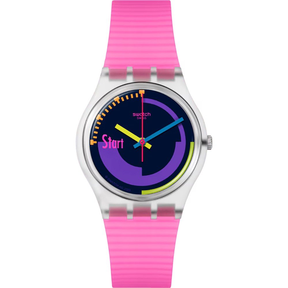 Montre Swatch Originals Medium (34mm) SO28K111 Swatch Neon Pink Podium