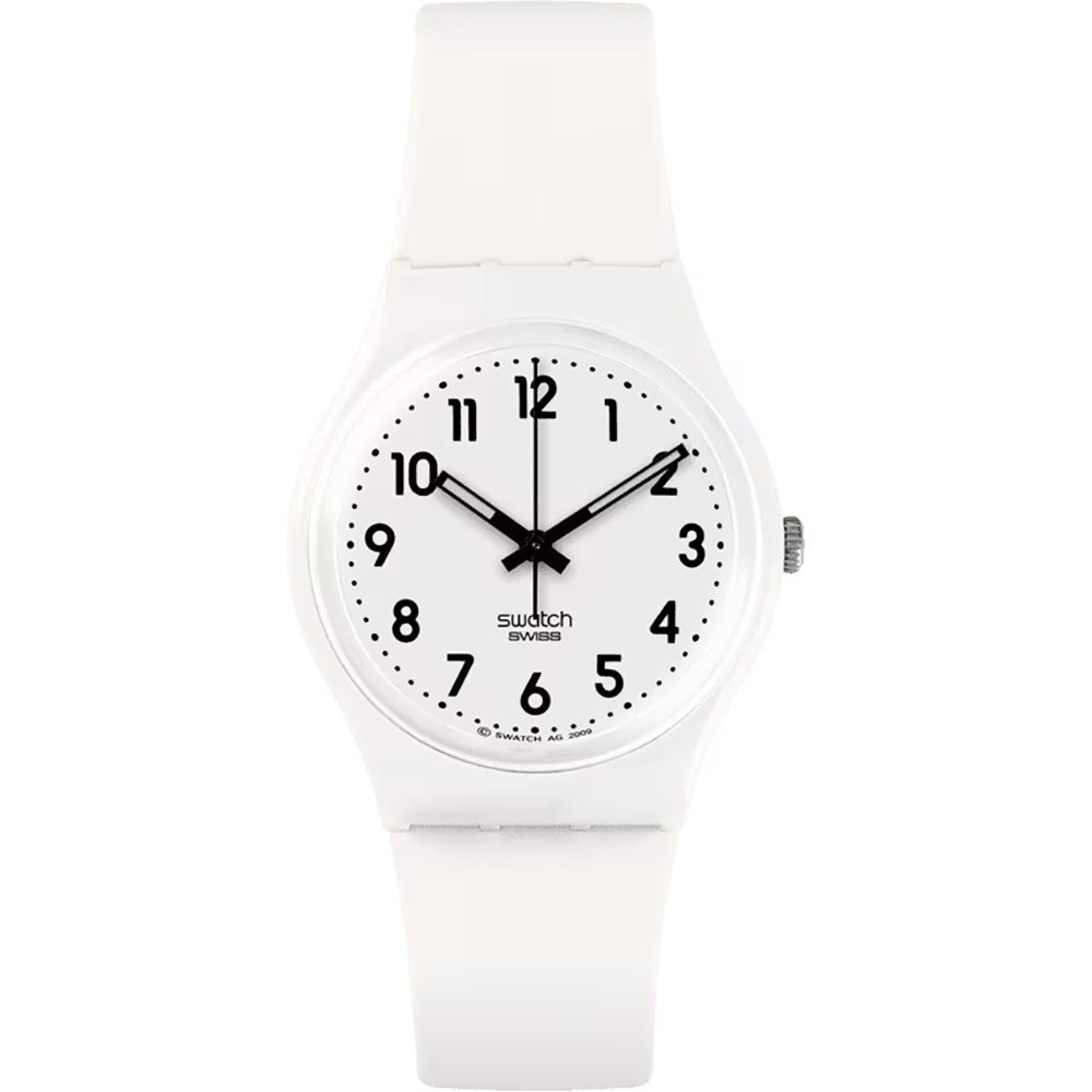 Relógio Swatch Originals Medium (34mm) SO28W107-S14 Just White Soft