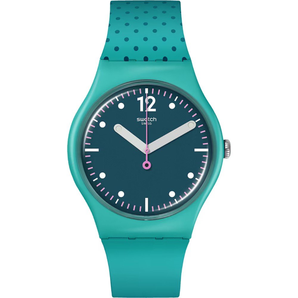 Swatch Originals Large (41mm) SO29G108 Green Backside Wave Uhr