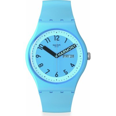 Relógio Swatch Originals Large (41mm) SO29S702 Proudly Blue