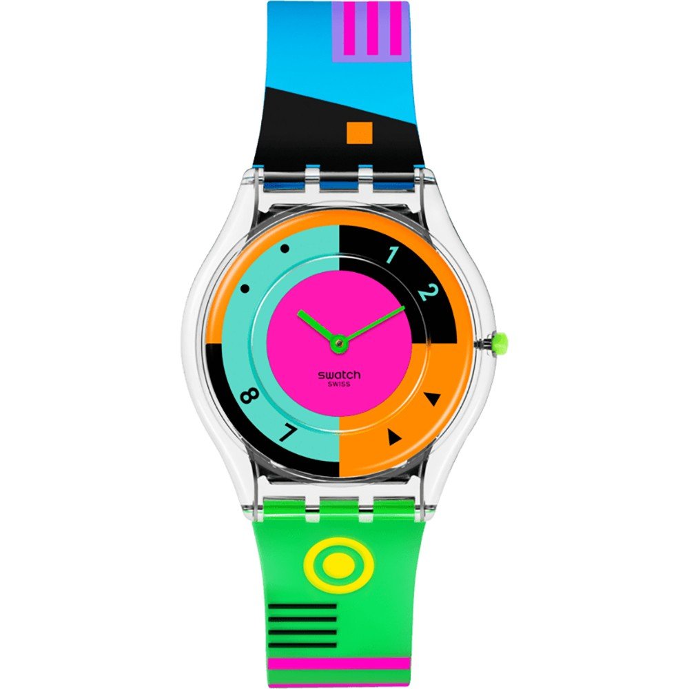Relógio Swatch Skin SS08K119 Swatch Neon Hot Racer