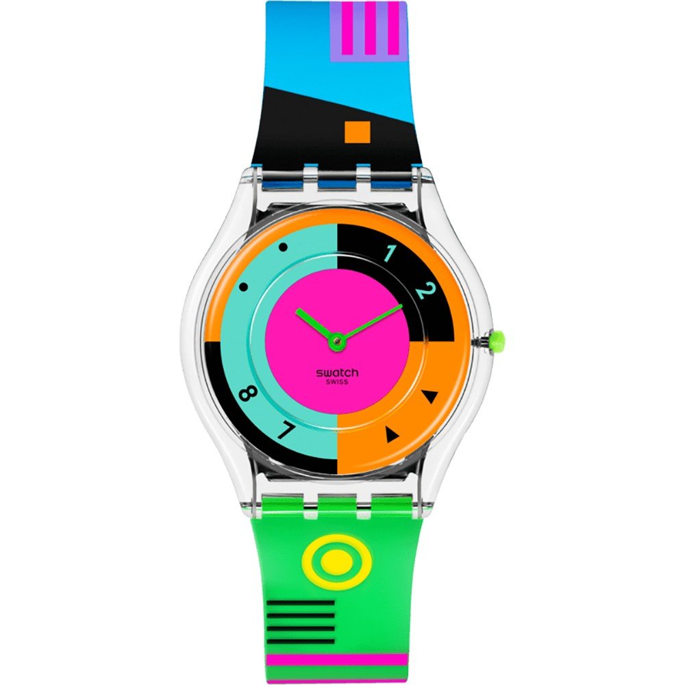 Montre Swatch Skin SS08K119 Swatch Neon Hot Racer