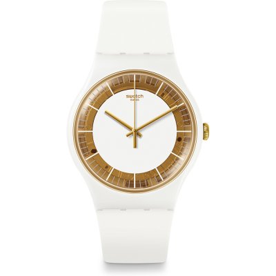 Montre Swatch Originals Large (41mm) SUOW158 Siliwhite