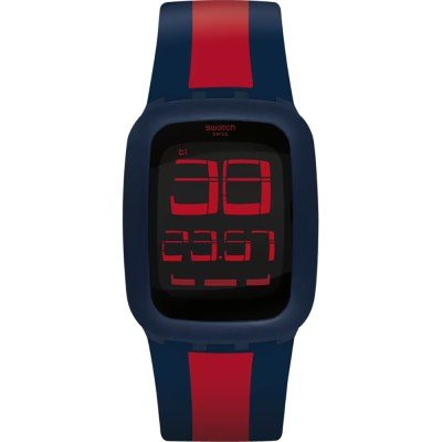 Montre Swatch Touch SURN101D Touch Dark blue & red