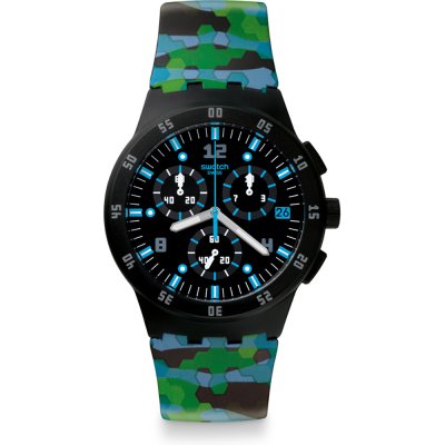 Montre Swatch New Chrono Plastic SUSB403 Urban Jungle