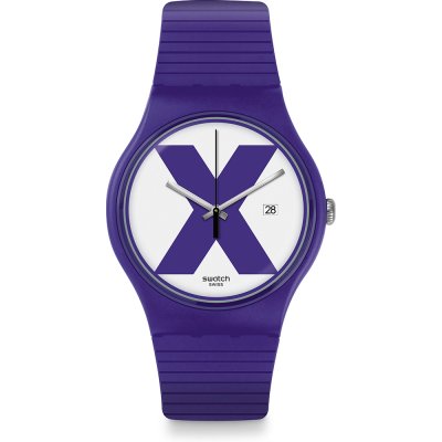 Montre Swatch Originals Large (41mm) SUOV401 Xx-Rated Purple