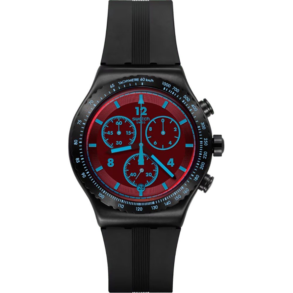 Relógio Swatch Irony - Chrono New YVB417 Crimson Mystique