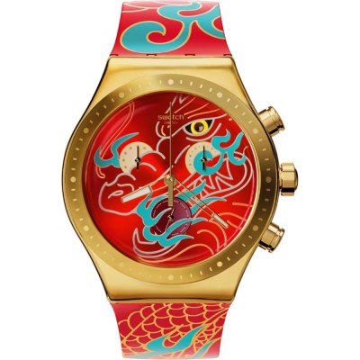 Montre Swatch Irony - Chrono New YVZ100 Dragon in motion